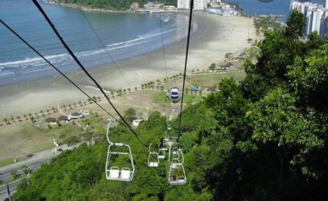 דירות São Vicente Seu Ap Na Praia מראה חיצוני תמונה